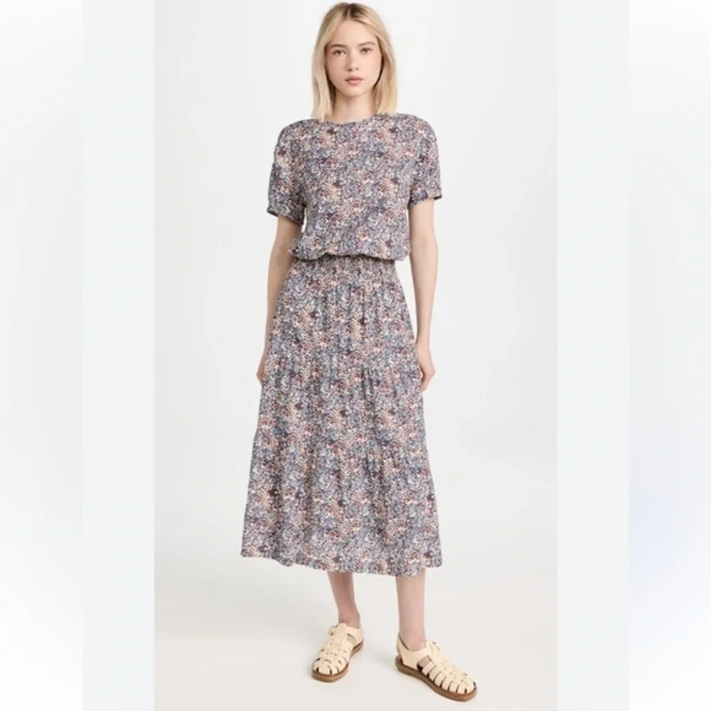 Nation LTD Martine Casual Peasant Dress Blossom